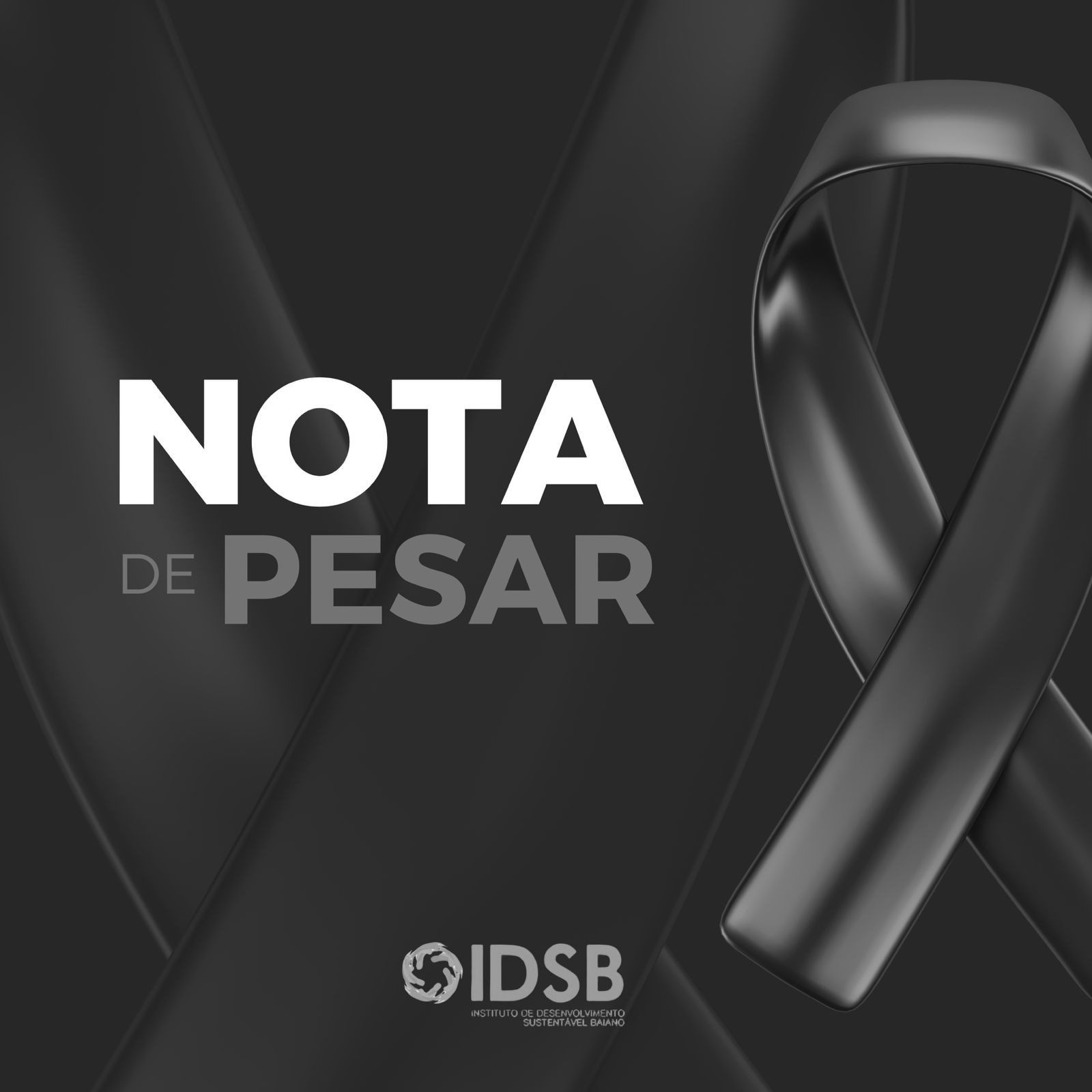 Nota de pesar 