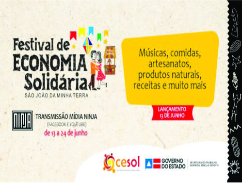 Cesol Sertão Produtivo integra Festival de Economia Solidária – São João da Minha Terra 