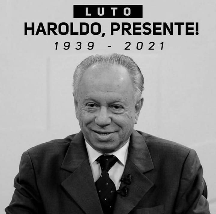 Nota de pesar pelo falecimento de Haroldo Lima